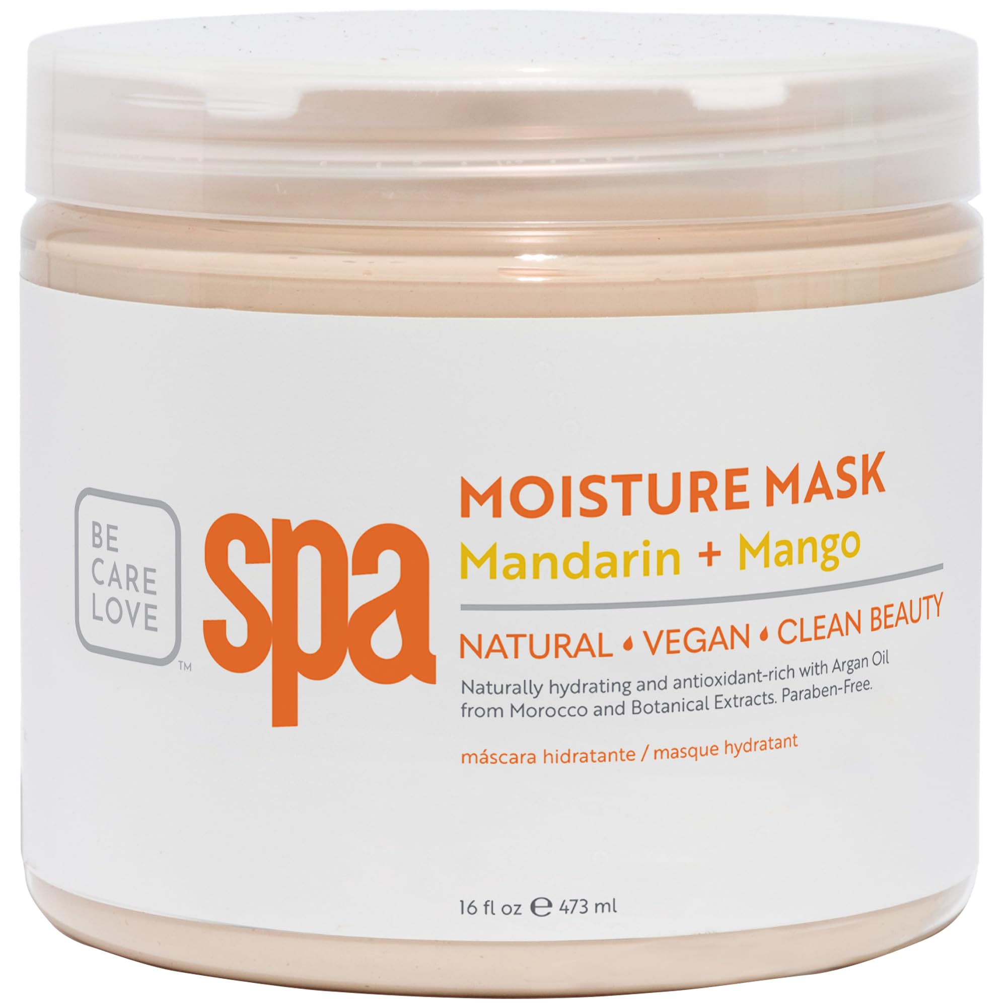 BCL SPA Organic Mandarin and Mango moisture mask for hands, foot mask, and bo...