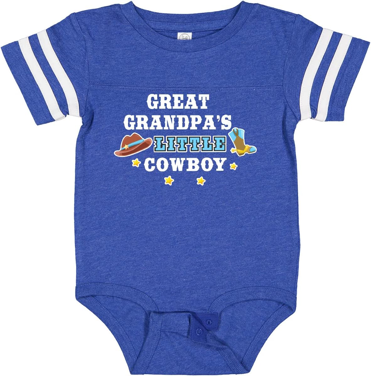 inktastic Great Grandpas Little Cowboy with Cowboy Hat and Boots Baby Bodysuit