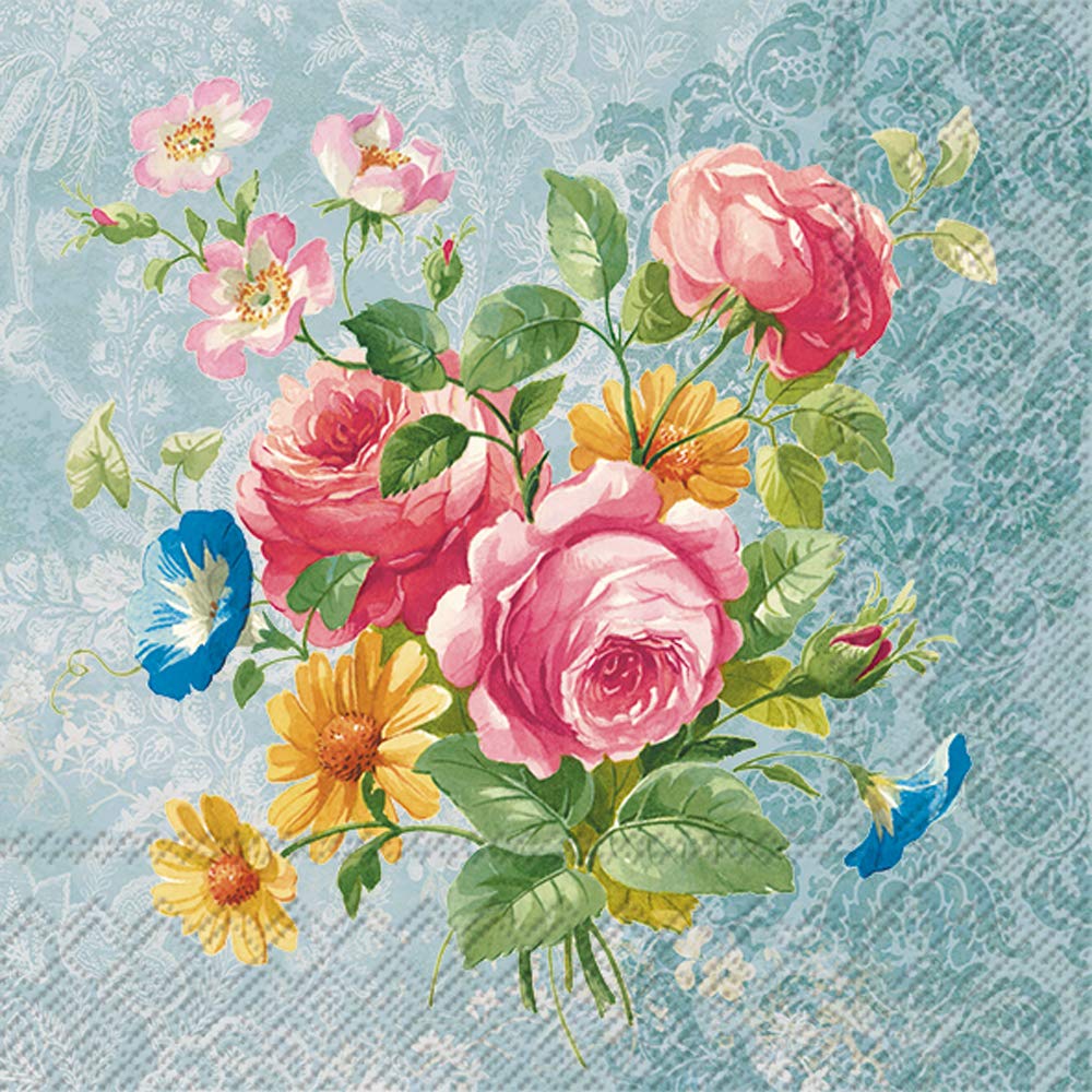 Boston International L812700 IHR Lunch Paper Napkins, Mildred