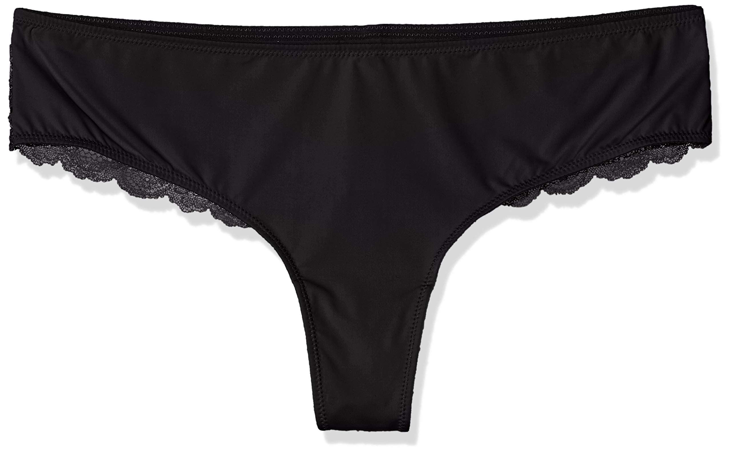 Triumph Women's Lovely Micro Brazilian String, Briefs, BLACK
