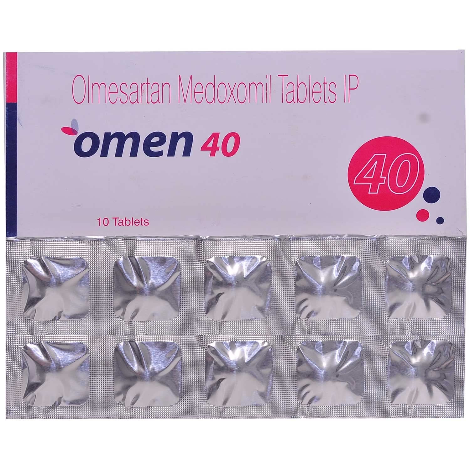 Omen 40 - Strip of 10 Tablets