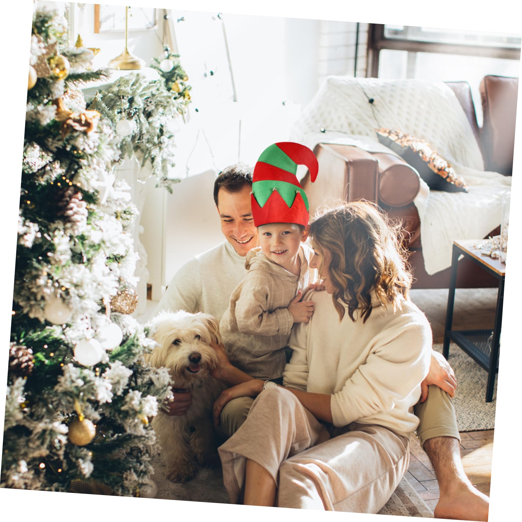 COLLBATH 4pezzi Decorativi Per Natalizio Per Adulti e Accessori Per Cosplay e Decorazioni Festive