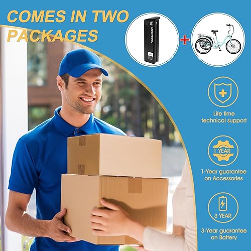 Miniatura 6 de NAIZEA Electric Tricycle Adult Electric Bicycles,Electric Trike,3 Wheel Electric Bike Ebike E Bicycle with Removable Battery, Motorized Trike with