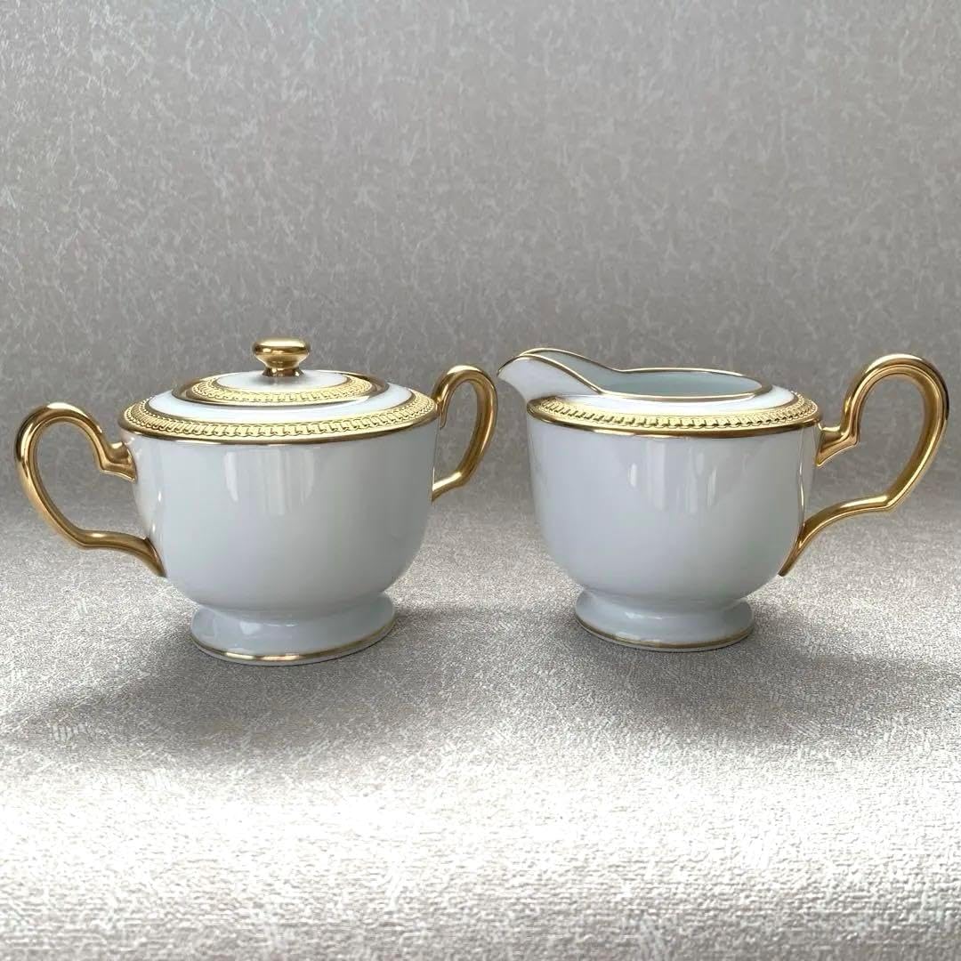 大倉陶園 クラウンエンボス ティーポット シュガー クリーマー