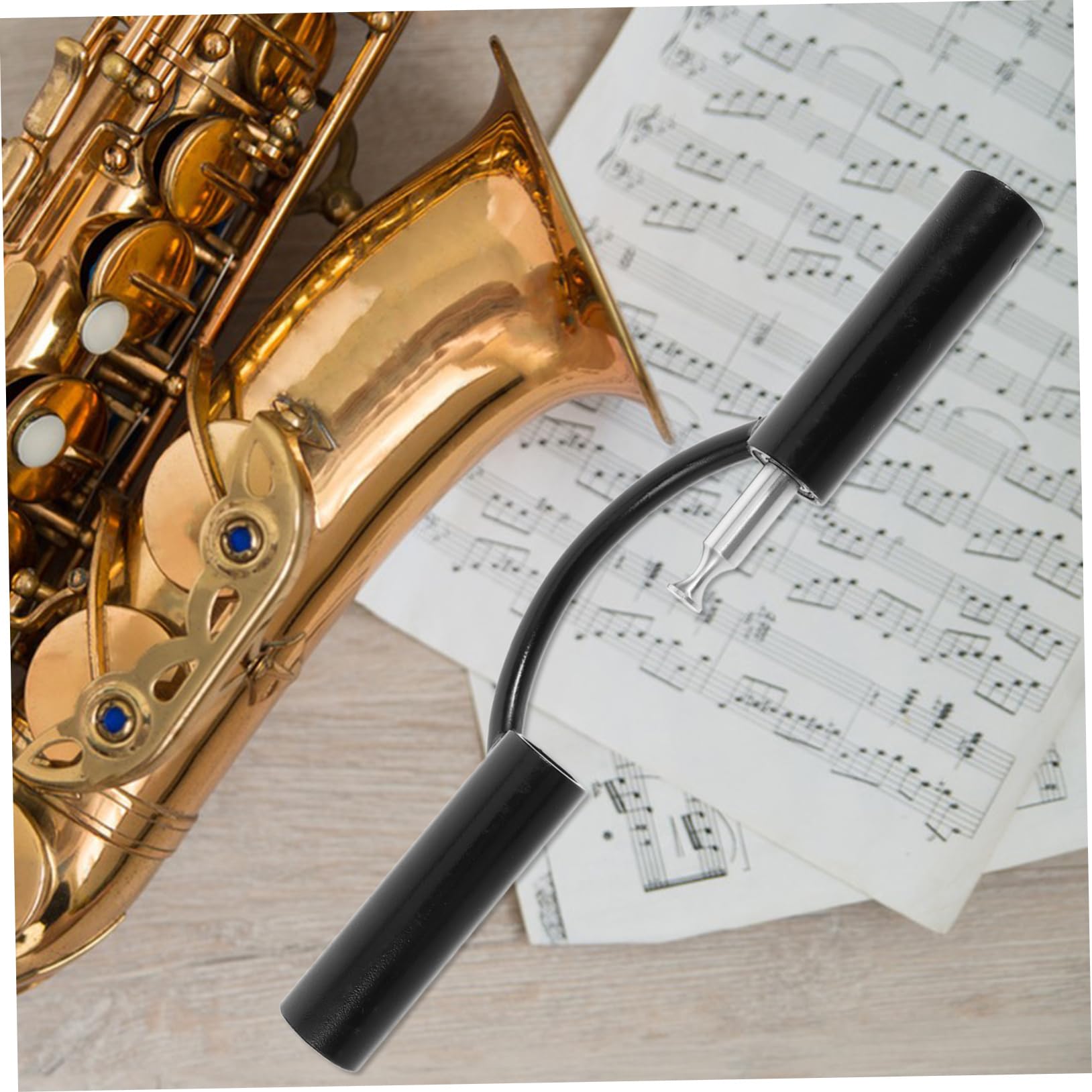 TOYANDONA 1kawałek Narzędzie Do Naprawy Instrumentów Muzycznych z Dwiema Rękami Metalowy Wałek Do Naprawy Instrumentów Dętych Trwałe i Praktyczne Rozwiązanie