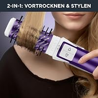Rowenta CF9530 Forgó Meleg Levegős Hajkefe Volumen és Fény Hatás Ionos Technológia Lila 2 Kiegészítővel 6