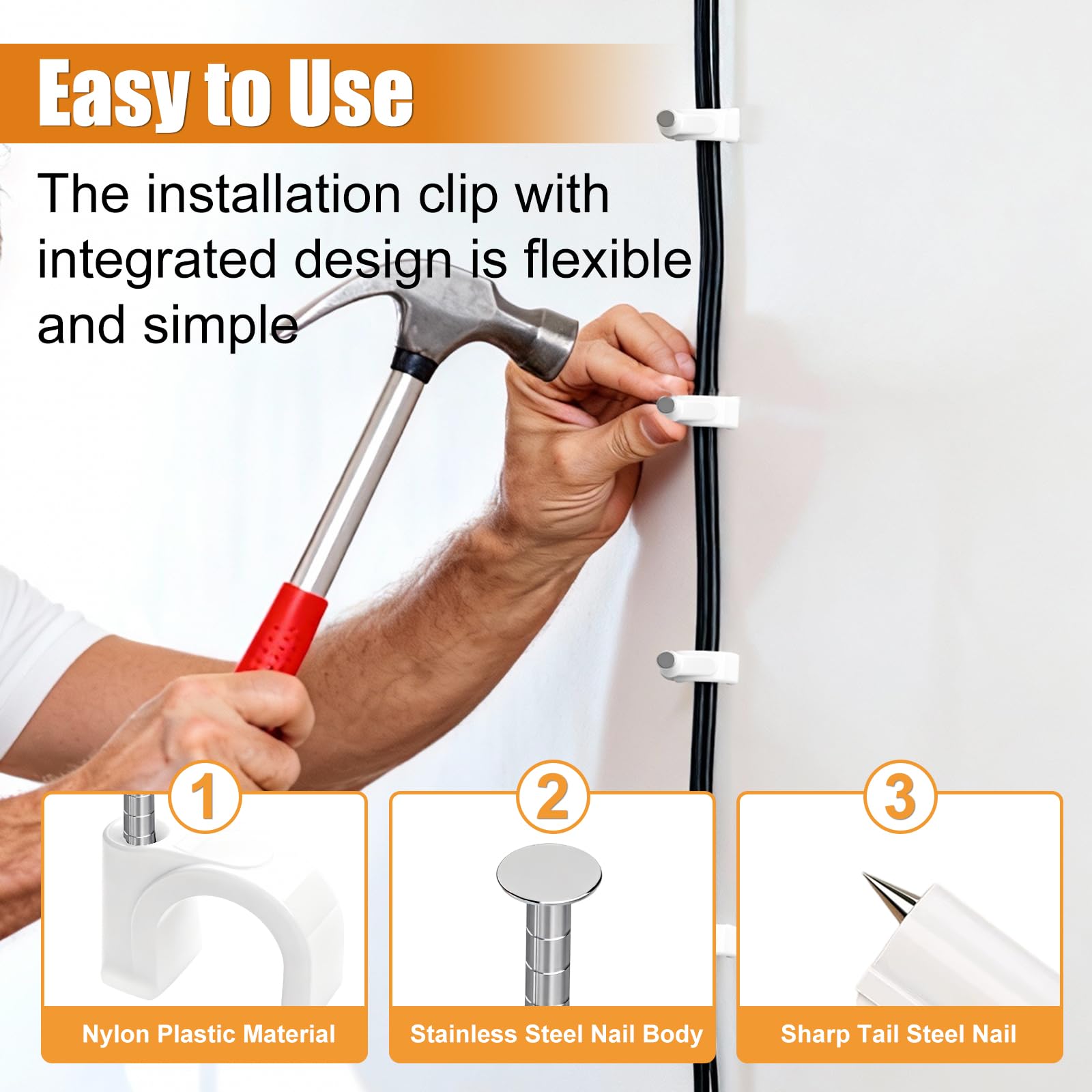 630 Cable Clips - Organize Your Cables! -3 630 Cable Clips - Organize Your Cables! -3