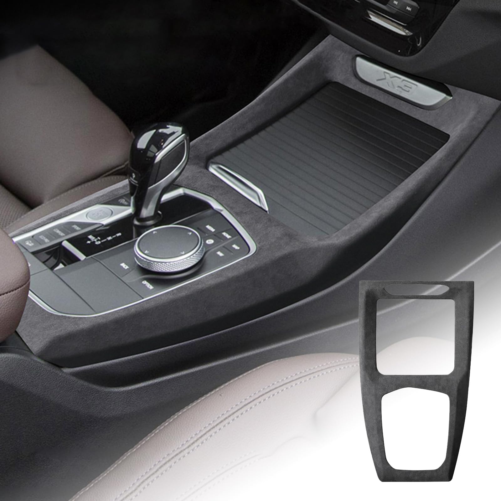 Rivestimento Cruscotto BMW X3 X4 - Fibra Di Carbonio, Adesivo, Per Modelli 2018-2021 - Foto 6