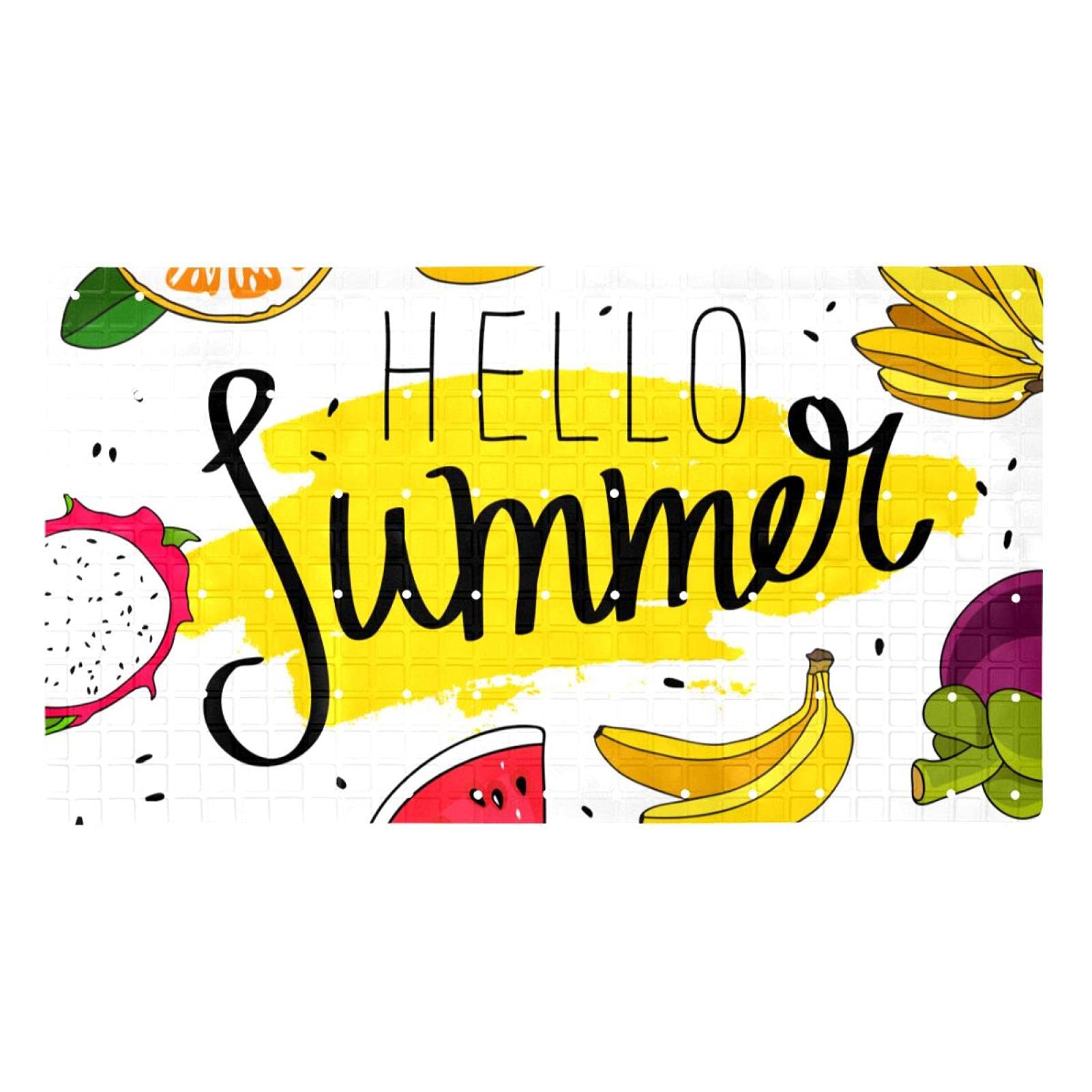 Tapis de bain antidérapant 40x70 cm Hello Summer Fruit