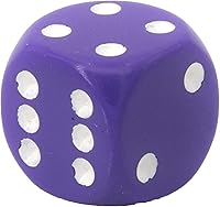 Vista 3 de Chessex CHX25607 Dados - Opaque: 12D6 Púrpura/Blanco