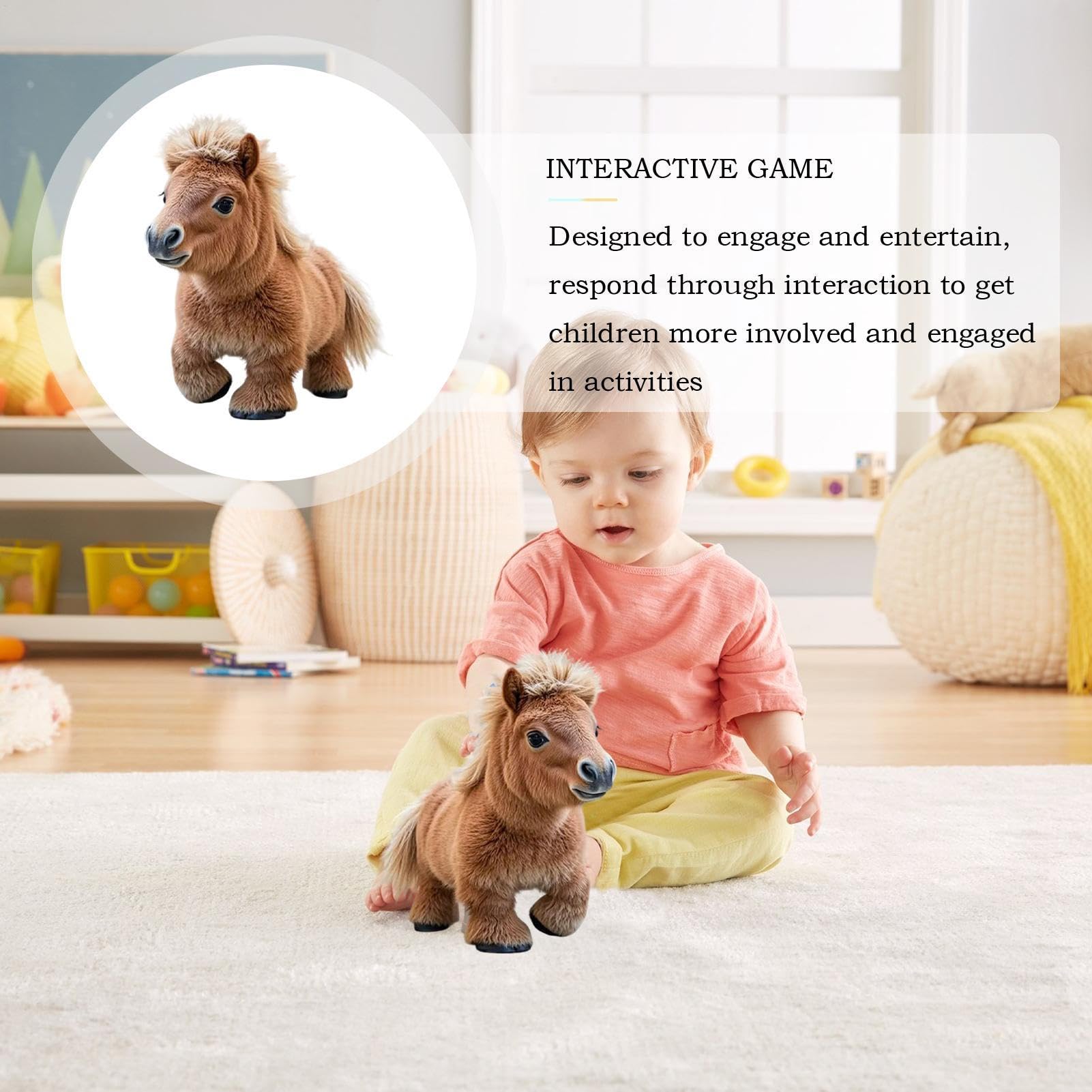 Jouet cheval Robot électronique pour garçon, jouet cheval, course à pied, marche, poney, animal de compagnie, chariot électrique, cadeaux d'anniversaire pour enfants / Jouets électroniques Jouet cheval Robot électronique pour garçon, jouet cheval, course à pied, marche, poney, animal de compagnie, chariot électrique, cadeaux d'anniversaire pour enfants / Jouets électroniques