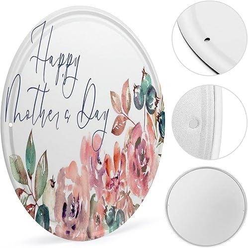 Miniatura 3 de Cartel de metal con texto en inglés Happy Mother'S Day (Happy Mother'S Day de Stranger Things), decoración de pared, 6 x 6 pulgadas, cocina, puerta,