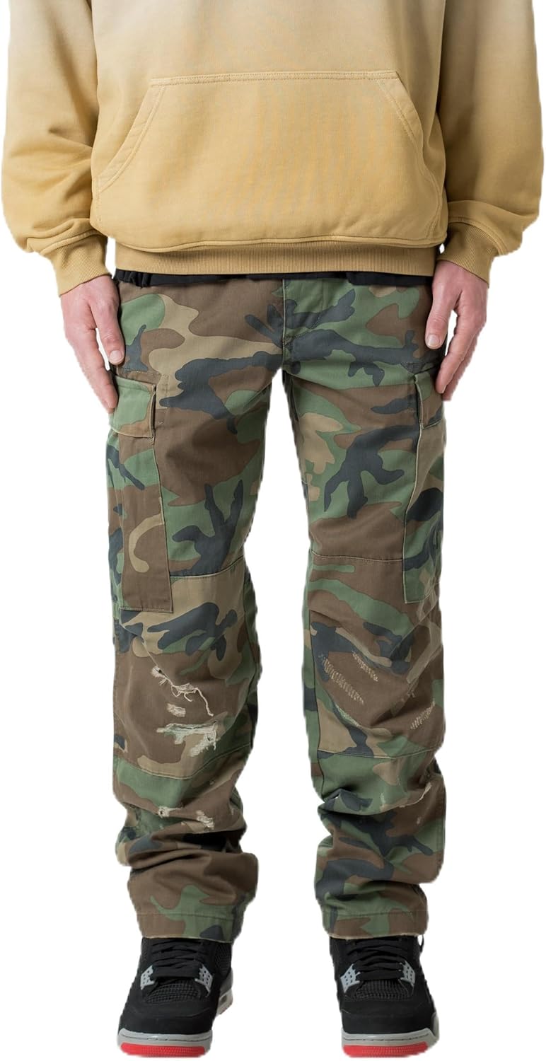 mnml Men's Mnml Double Knee Vintage Cargo Pants