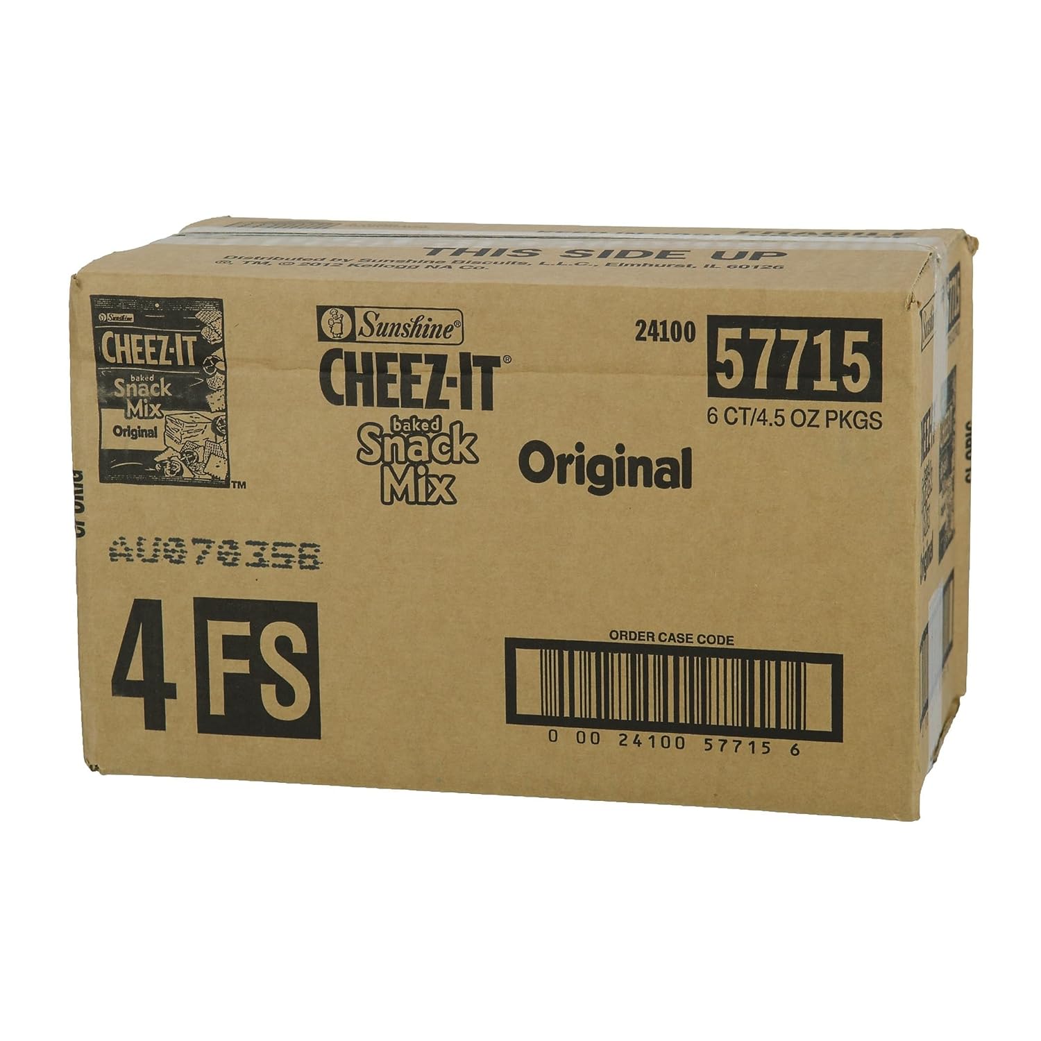 CheezIt Snack Mix, Original 4.5 Ounce(Pack of 6)