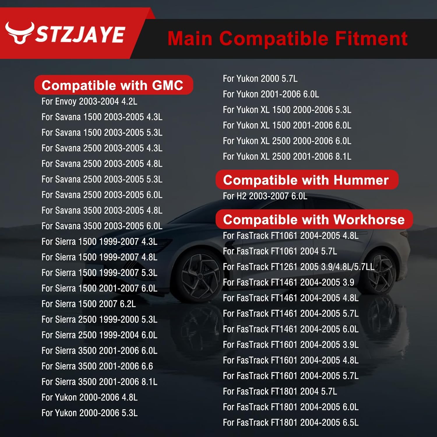 UF271 Set of 8 Ignition Coil Pack Compatible with Cadillac Escalade Chevy Avalanche 1500 2002-2006,for Chevy Express 1500 2500 3500,for Silverado Suburban 1500 Trailblazer,for GMC Envoy Coils