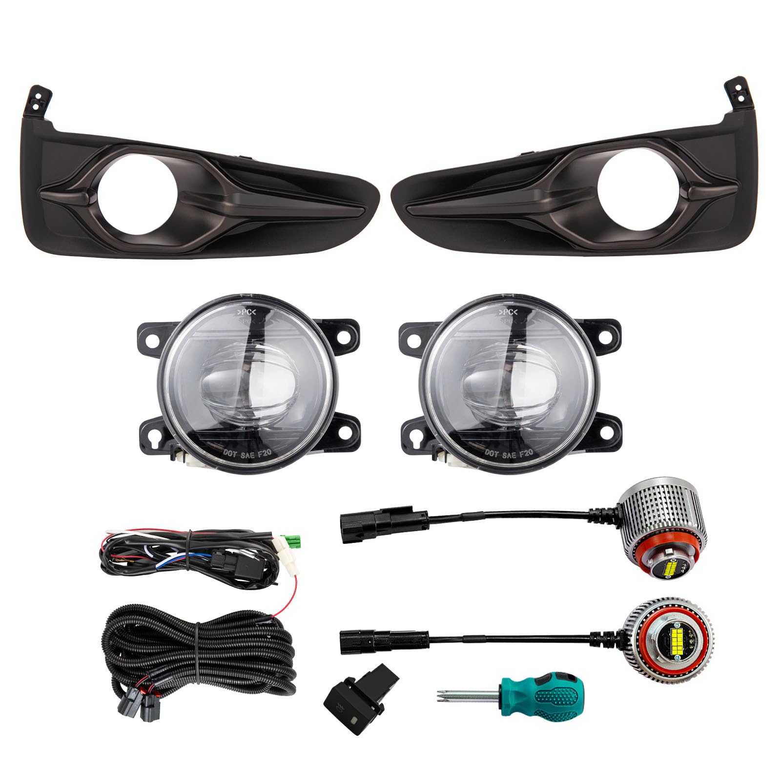 Amazon | ホンダ シャトル GK8 GK9 GP7 GP8 前期 フォグランプ