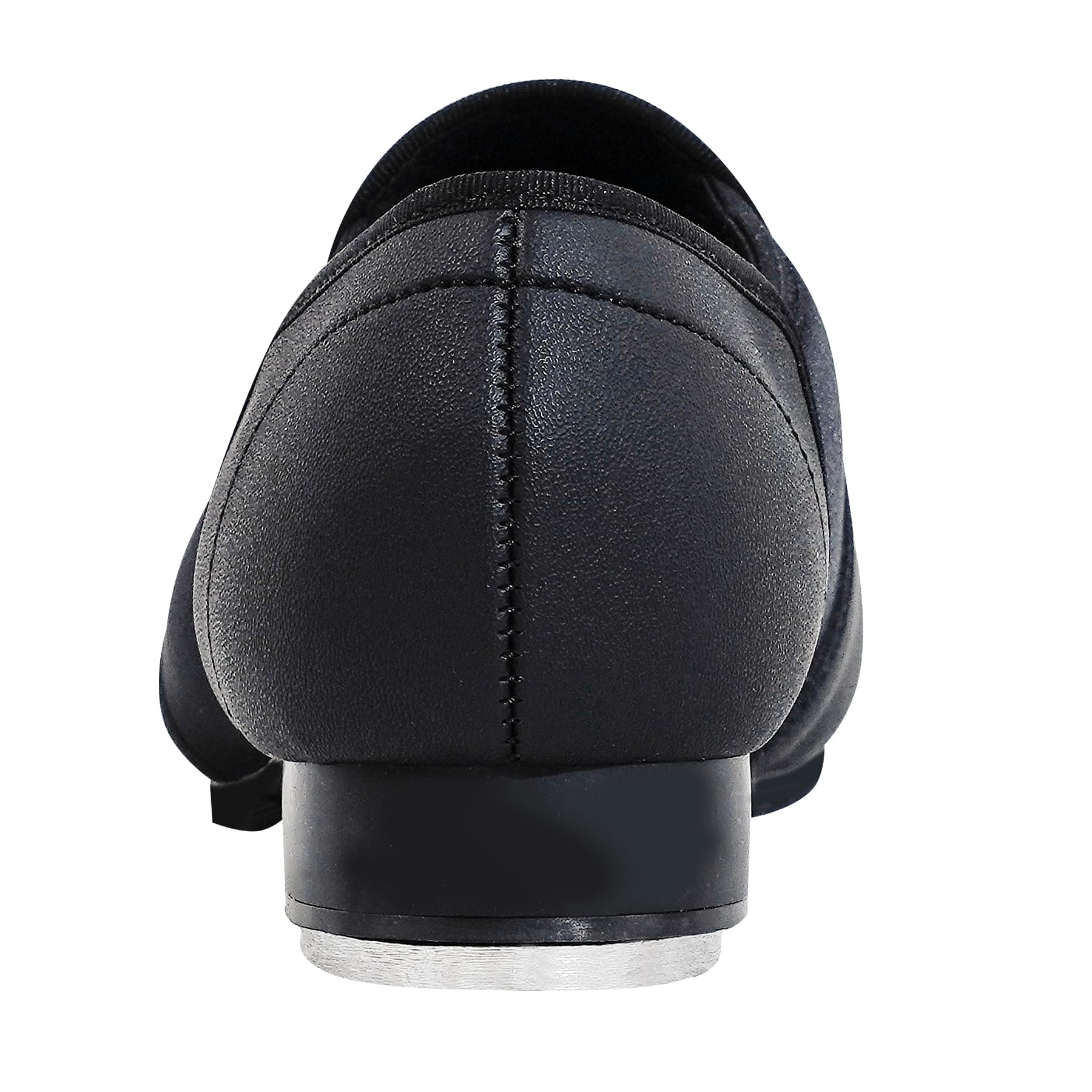 Schwarze Steppschuhe aus PU-Leder mit Rutschfester Spitze für stepptanzschuhe für Damen Herren