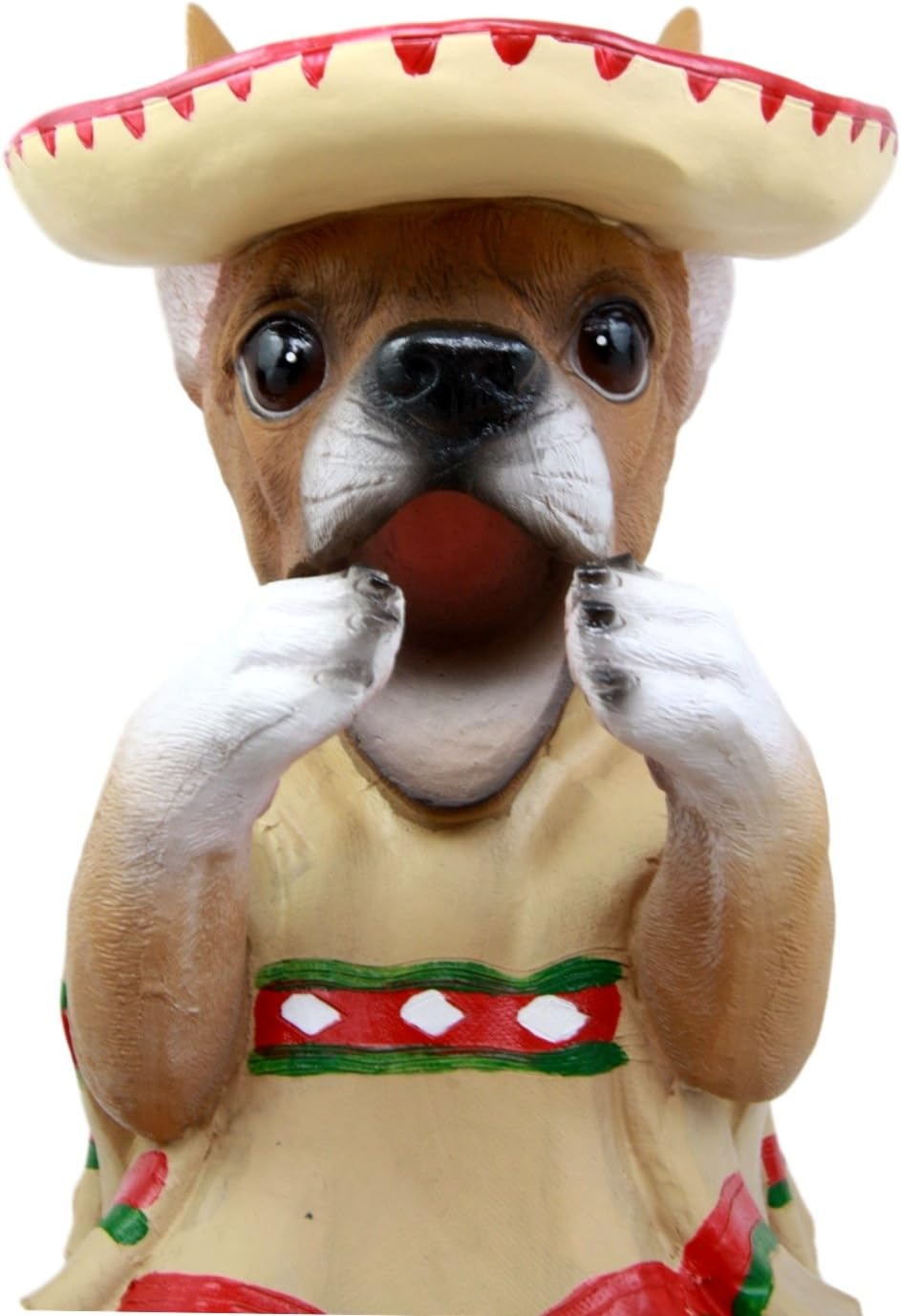 Ebros Gift Adorable Mexican Chihuahua Poncho Sombrero Decorative Wine Bottle Holder Rack Figurine