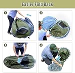 Night Cat Pop-up Tente de camping: 1 Tente de personne imperméable Instant Easy Setup Tente extérieure