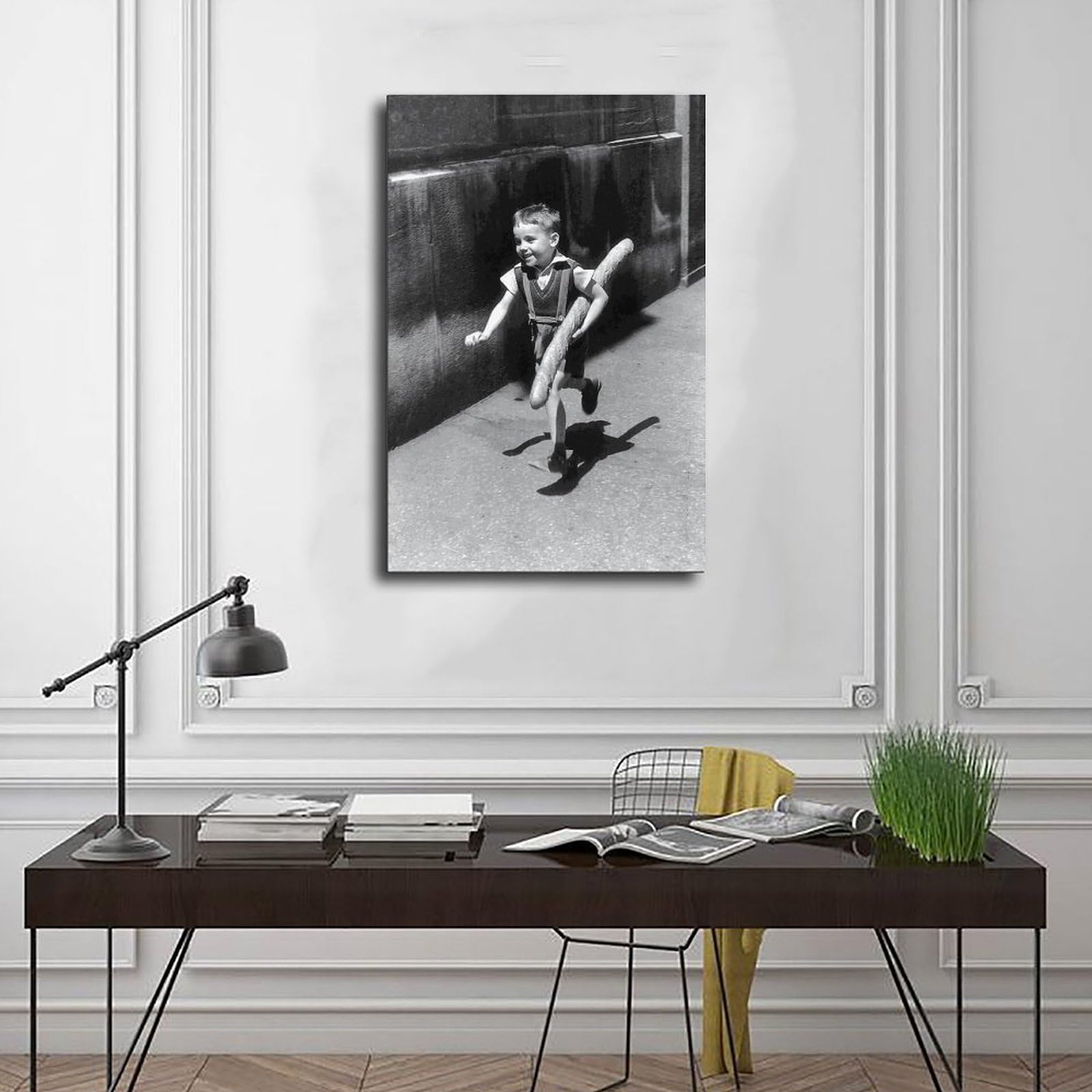 Poster 'Robert Doisneau 59' Sur Toile - 30x45 Cm - Décoration Murale Sportive - Sans Cadre - 2
