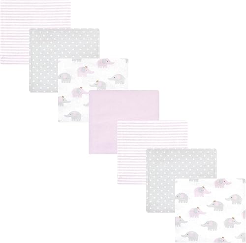 Miniatura 22 de Hudson Baby Paquete de 7 mantas receptoras unisex de franela de algodón para bebé, Dino Friends, talla única Abeja,Azul Verde Dino,Azul