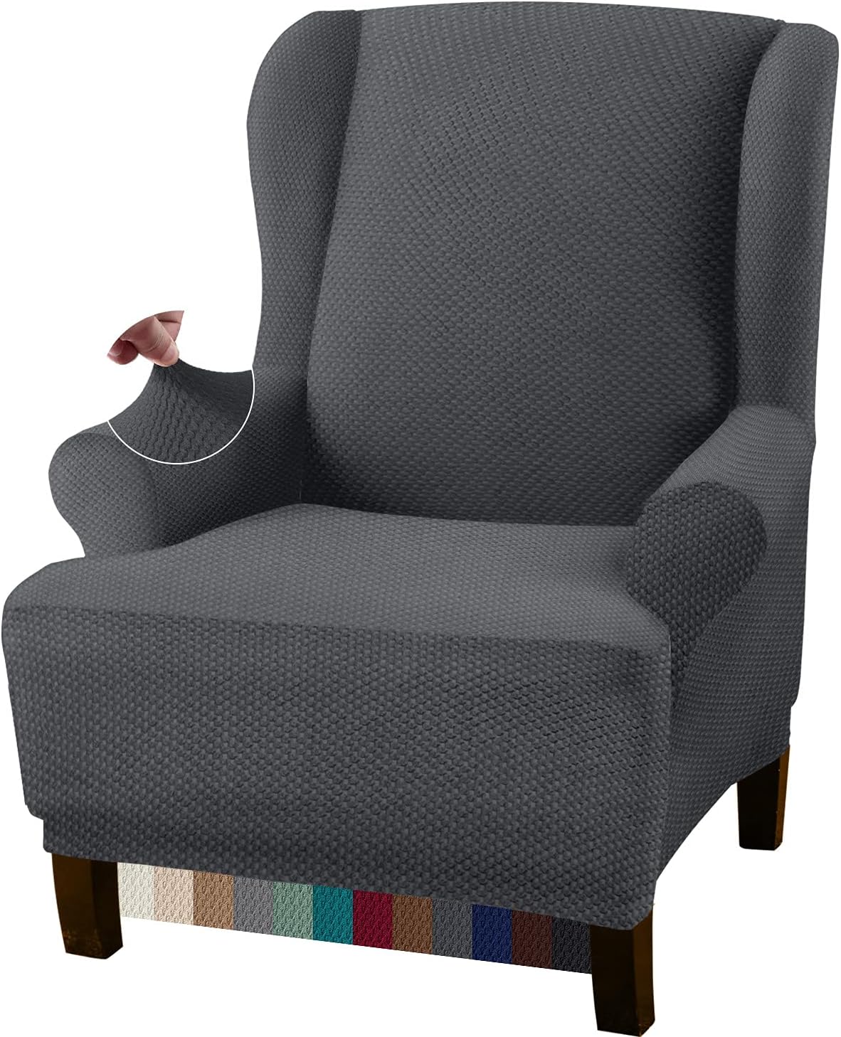 Buy Granbest Premium Thick 1 Piece Wingback Chair Covers For Living Room High Stretch Furniture Slipcovers For Wingback Chairs Stylish Wing Chair Covers Jacquard Fabric Wing Chair Cover Buy Granbest Premium Thick 1 Piece Wingback Chair Covers For Living Room High Stretch Furniture Slipcovers For Wingback Chairs Stylish Wing Chair Covers Jacquard Fabric Wing Chair Cover
