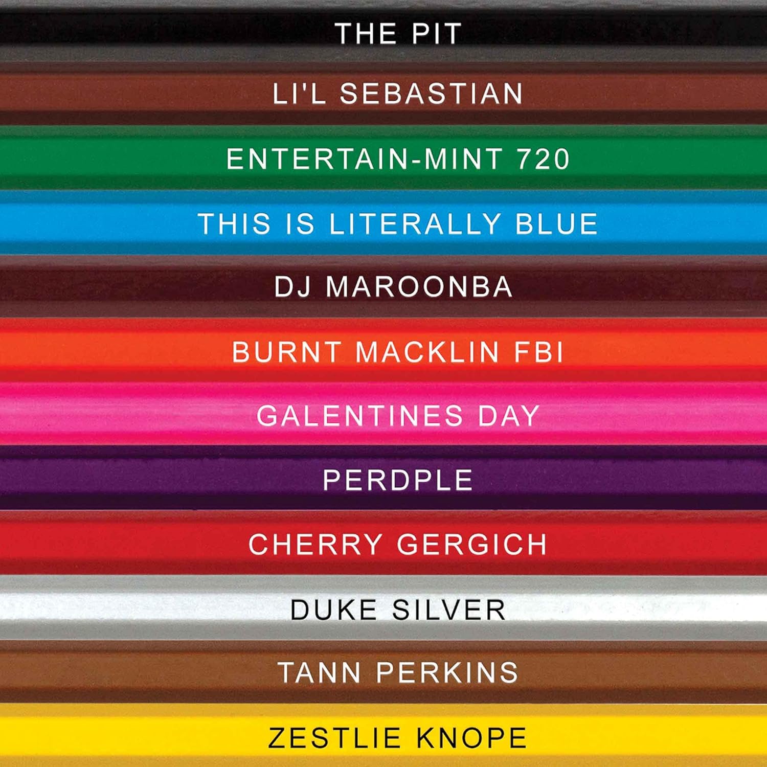 Colors & Recreation-Themed Colored Pencil Set for Fans of Parks & Rec | Set of 12 Parody Pencils with Clever Show References | Each Pencil Foil-Stamped with Fun Quotes | Ideal Gift - Image 2