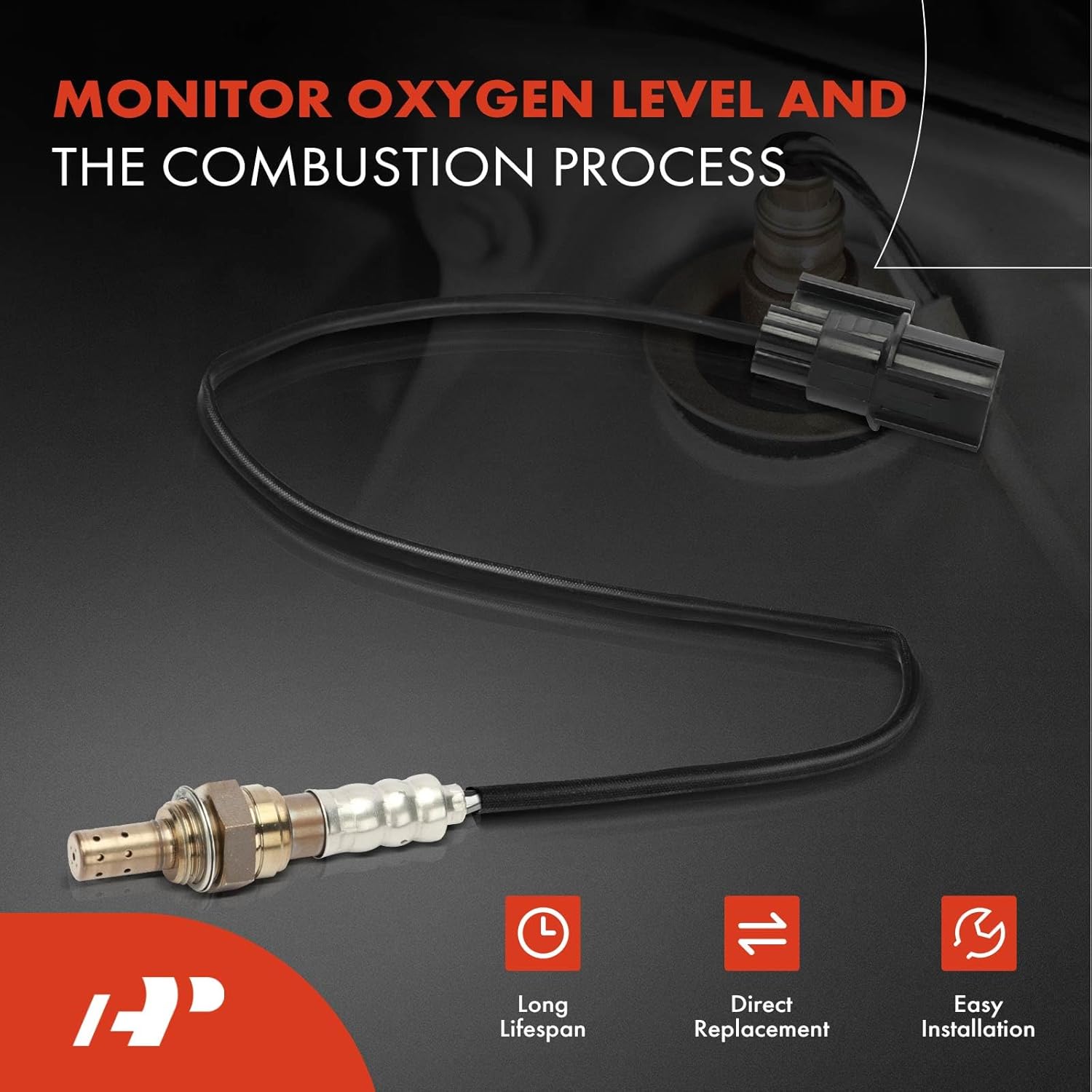 A-Premium 4-PC Set O2 Oxygen Sensor Compatible with Honda Accord 2010-2011, Pilot 2009-2013, Odyssey 2011-2013, Ridgeline, Crosstour 2012, Accord Crosstour & Acura TSX, TL, Upstream and Downstream