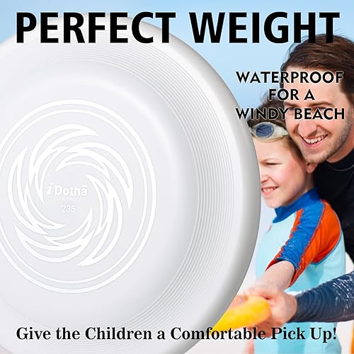 Miniatura 4 de Disco volador deportivo Discos voladores de competición para playa, patio trasero, césped, parque, camping y más Ideal para todas las edades al
