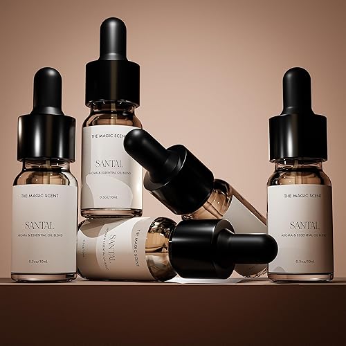 Miniatura 7 de The Magic Scent Santal - Aceite aromático difusor de aroma de aire frío y ultrasónico Santal, aceite difusor de aroma de Santal, aceites esenciales