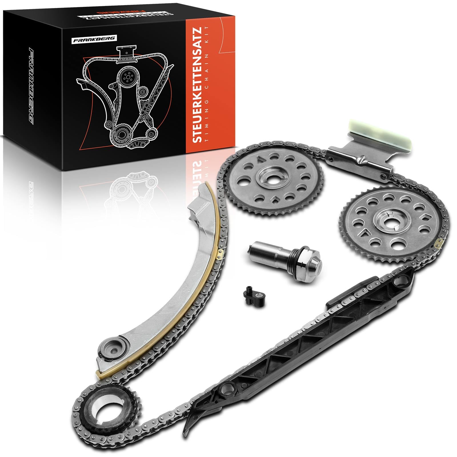 Frankberg Kit catena di distribuzione | Compatibile con: 9-5 YS3G, Astra MK IV (G) Coupé T98, Insignia A Sports Tourer G09, Insegne A G09