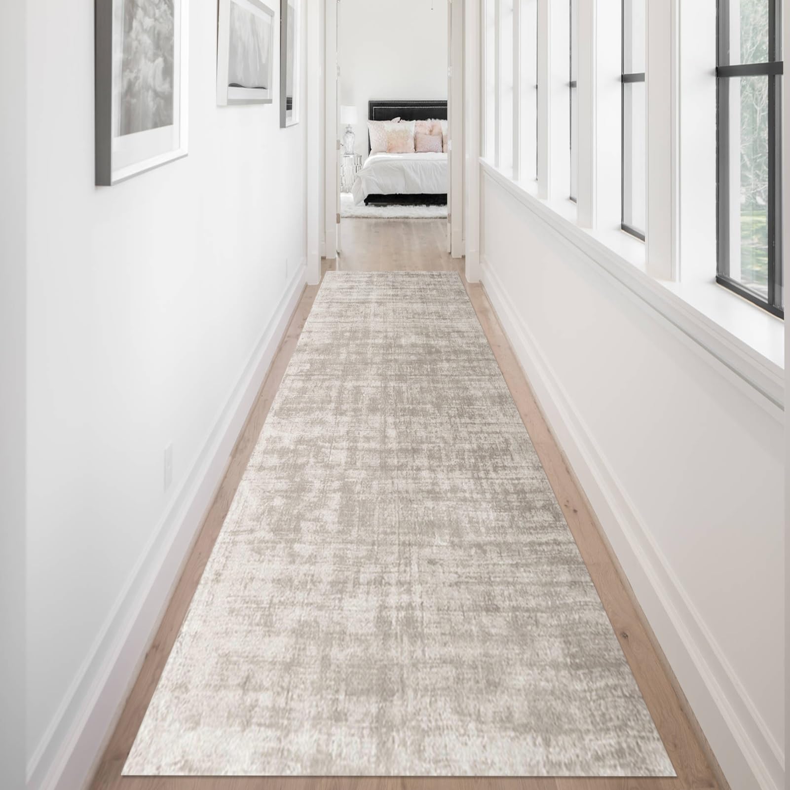 Tapis de couloir 60x120 cm à 16m de long style élégant
