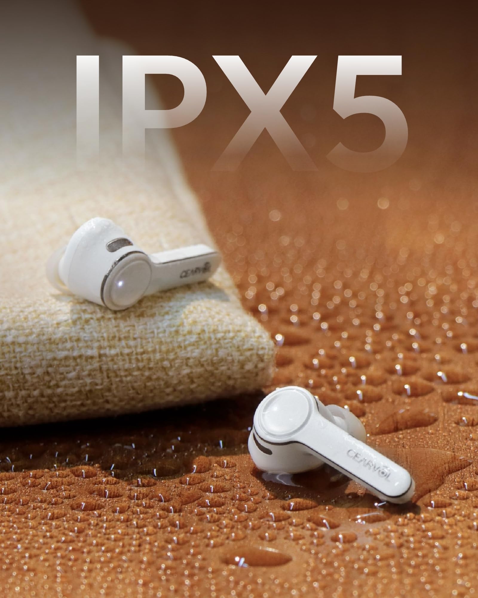 Diamond X1 Amplificateur sonore Bluetooth rechargeables avec contrôle par app pour iOS/Android réduction du bruit, blanc