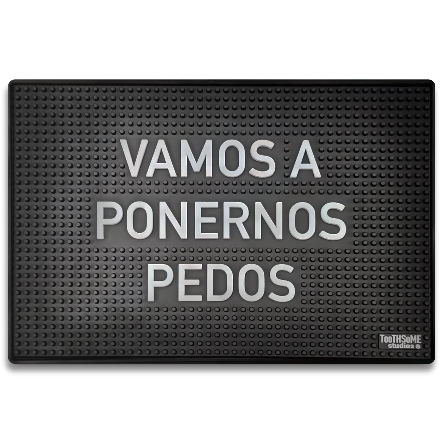 17.7" x 11.8" Mexican Spanish Funny Bar Spill Mat Countertop Accessory Home Decor Slip Resistant Bar Covering for Kitchen Cafe Restaurant (