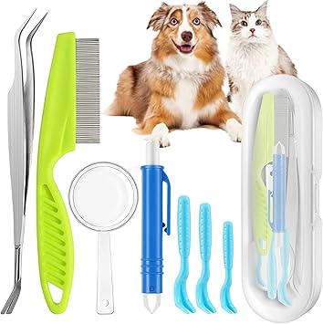 Amazon ペット ダニ取り ティック除去 ティックリムーバー 7点セット マダニ ティック除去 犬 猫 ダニ駆除ツール 収納ケース付 犬猫適用 ペット用品 Zakata ノミ ダニ取り器具 通販