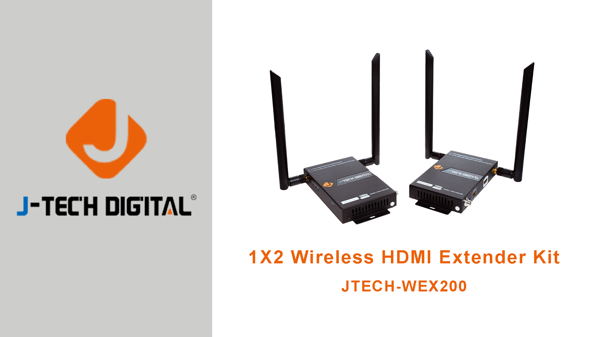 Amazon.com: J-Tech Digital Wireless HDMI Extender 1X2 up to 200ft