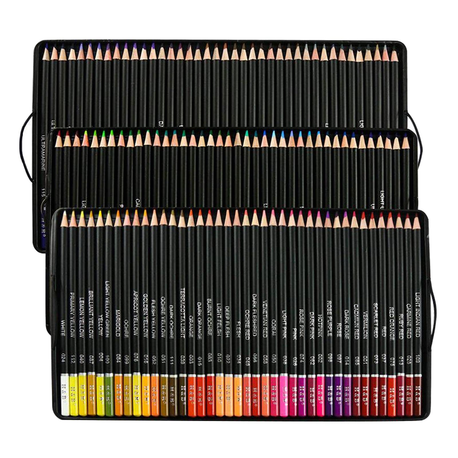 Farbstifte Set Buntstifte Künstlerstifte Holz Schichtstifte Ölbasierte Farbstifte Angenehme Und Satte Farbwirkung für Zeichnungen Kinder, 120pcs