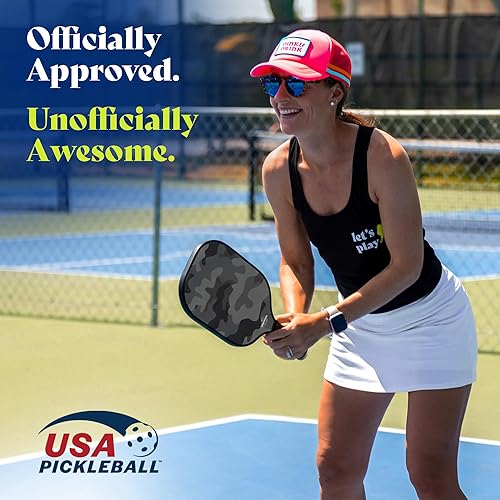 Miniatura 4 de Paleta de pickleball de Swinton Pickleball con cara de grafito duradera y agarre de felpa prémium