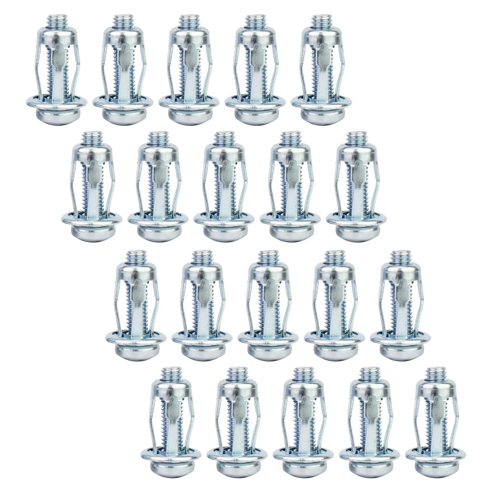 20 Dadi A Petalo Per Pareti Cave - 6x25mm, Per Cartongesso E Leggeri, Fissaggio Tendaggi - Foto 9