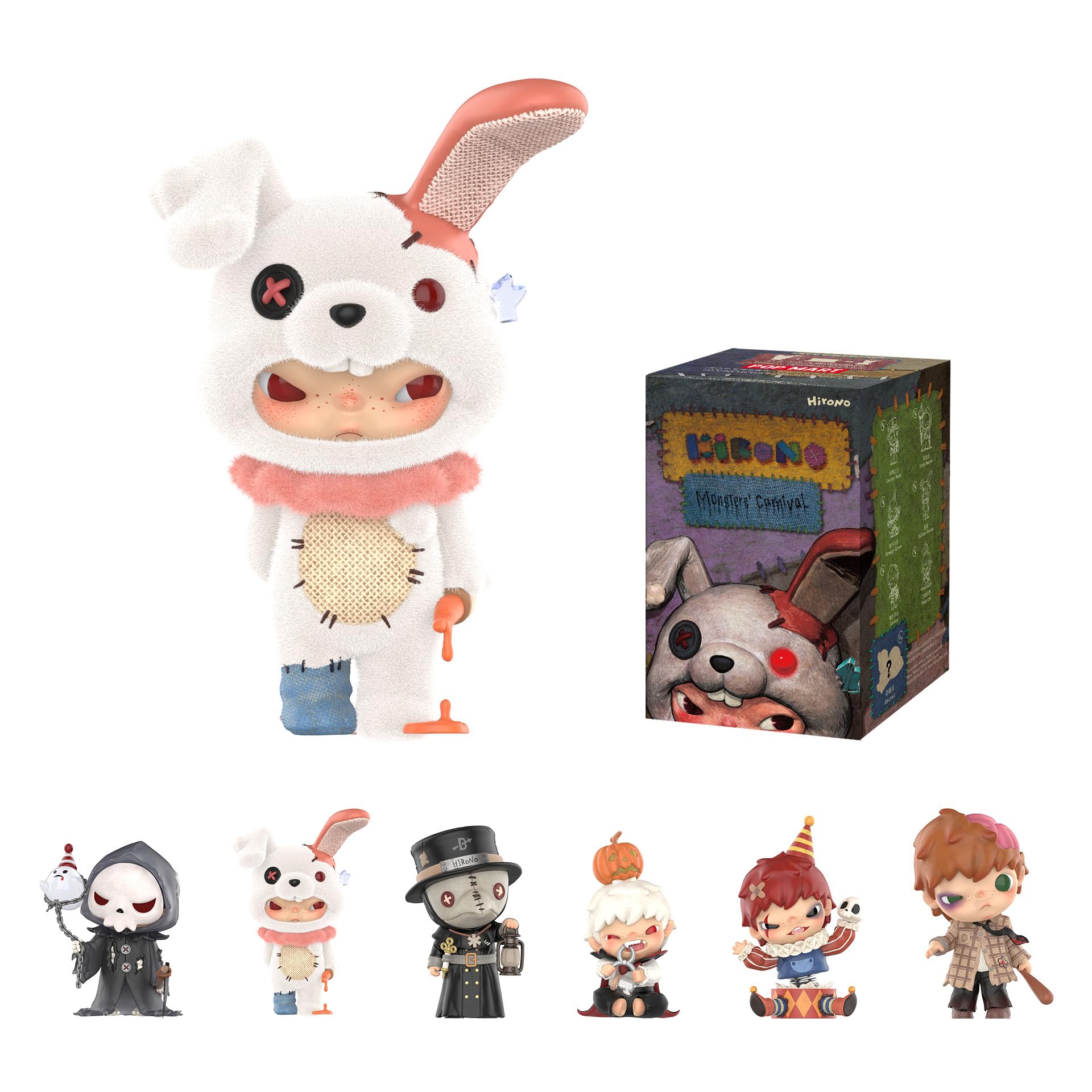 HIRONO Monsters' Carnival ボックス　POPMART POP MART Hirono Monsters' Carnival Series Figures, HIRONO Blind