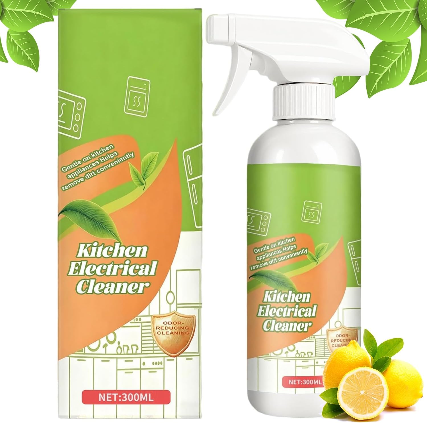 Electrolyzed Ion Kitchen Cleaner Spray, 10.56oz | Natural Multi-purpose Household Cleaning Spray, All Purpose Cleaning Spray for Surface Clean
