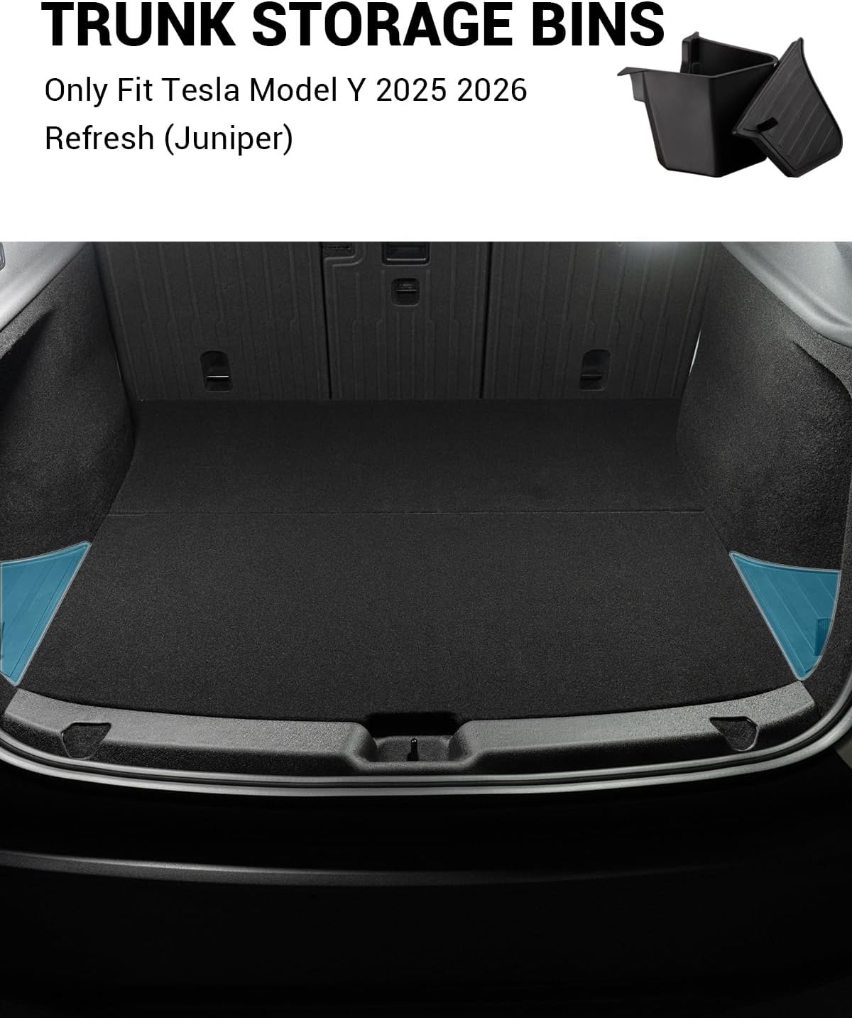 Motrobe Tesla Model Y Juniper roof Sunshade and Rear Trunk Organizer