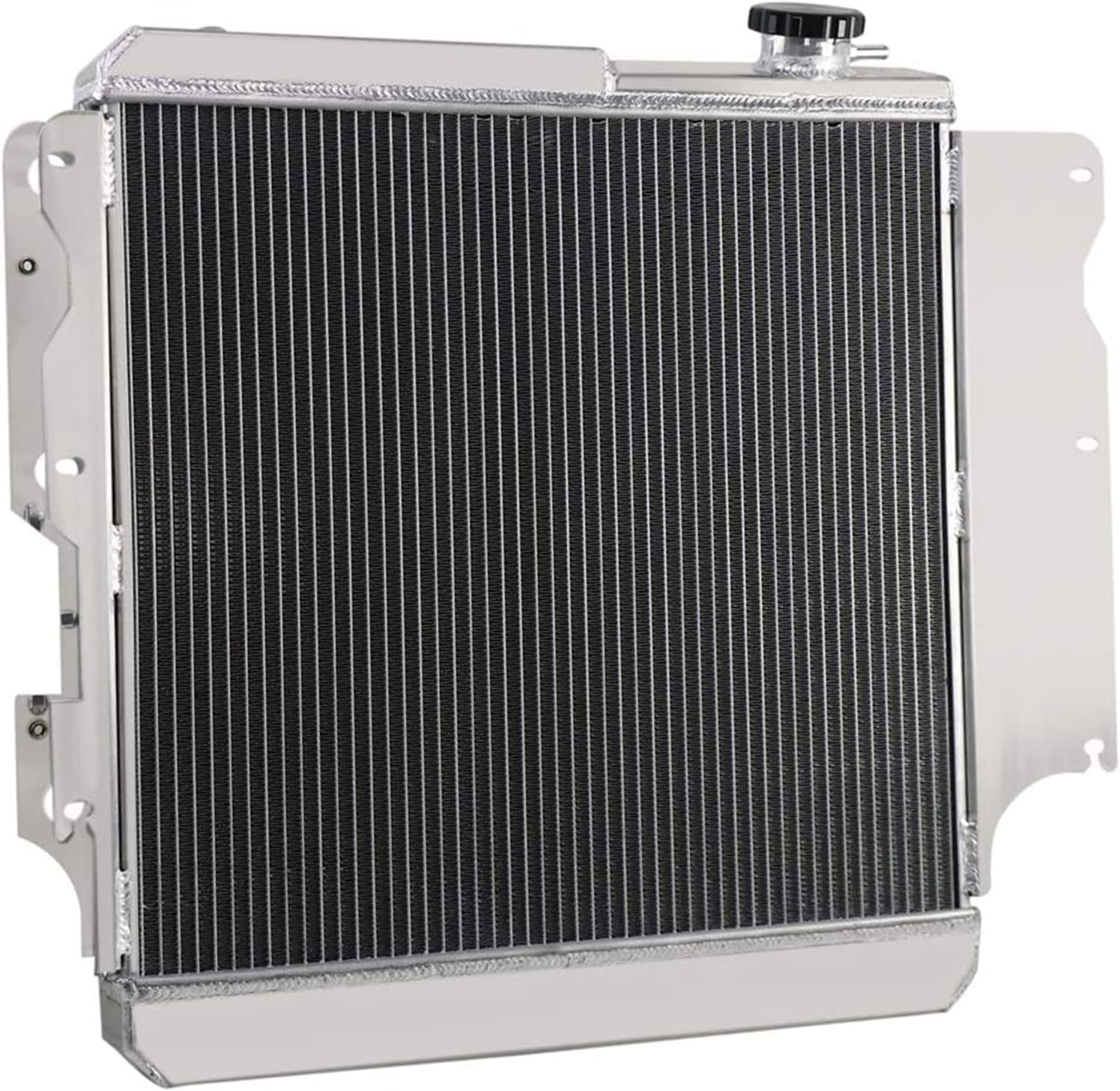 Radiator fit 1987-2006 Jeep Wrangler TJ - 3 Row Full Aluminum Radiator + Fan Shroud + Thermostat Relay Kit