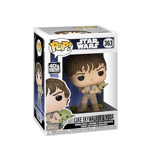 Funko Pop! Star Wars: Star Wars - Training Luke With Yoda,Multicolor,3.75 Inches
