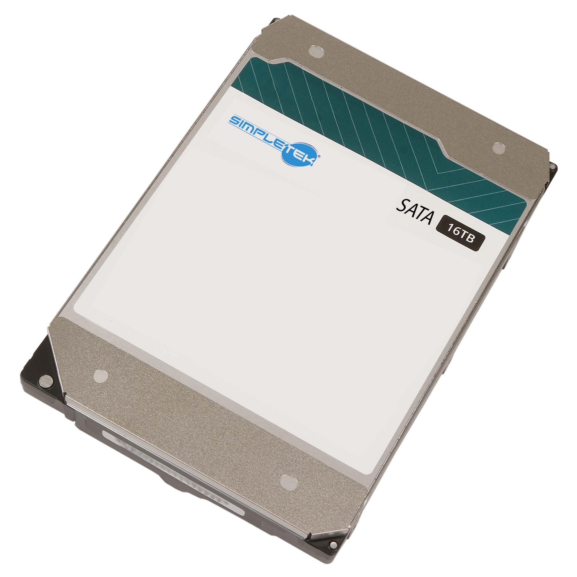 SIMPLETEK - Hard Disk Interno 16TB 3,5" - SATA III 7200rpm - 512MB | Disco rigido HDD ideale per NAS, Server e archiviazione dati
