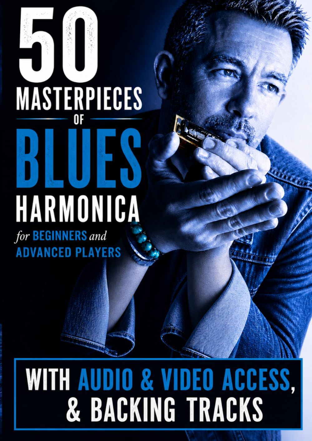 50 masterpieces of blues harmonica for beginners & advanced players