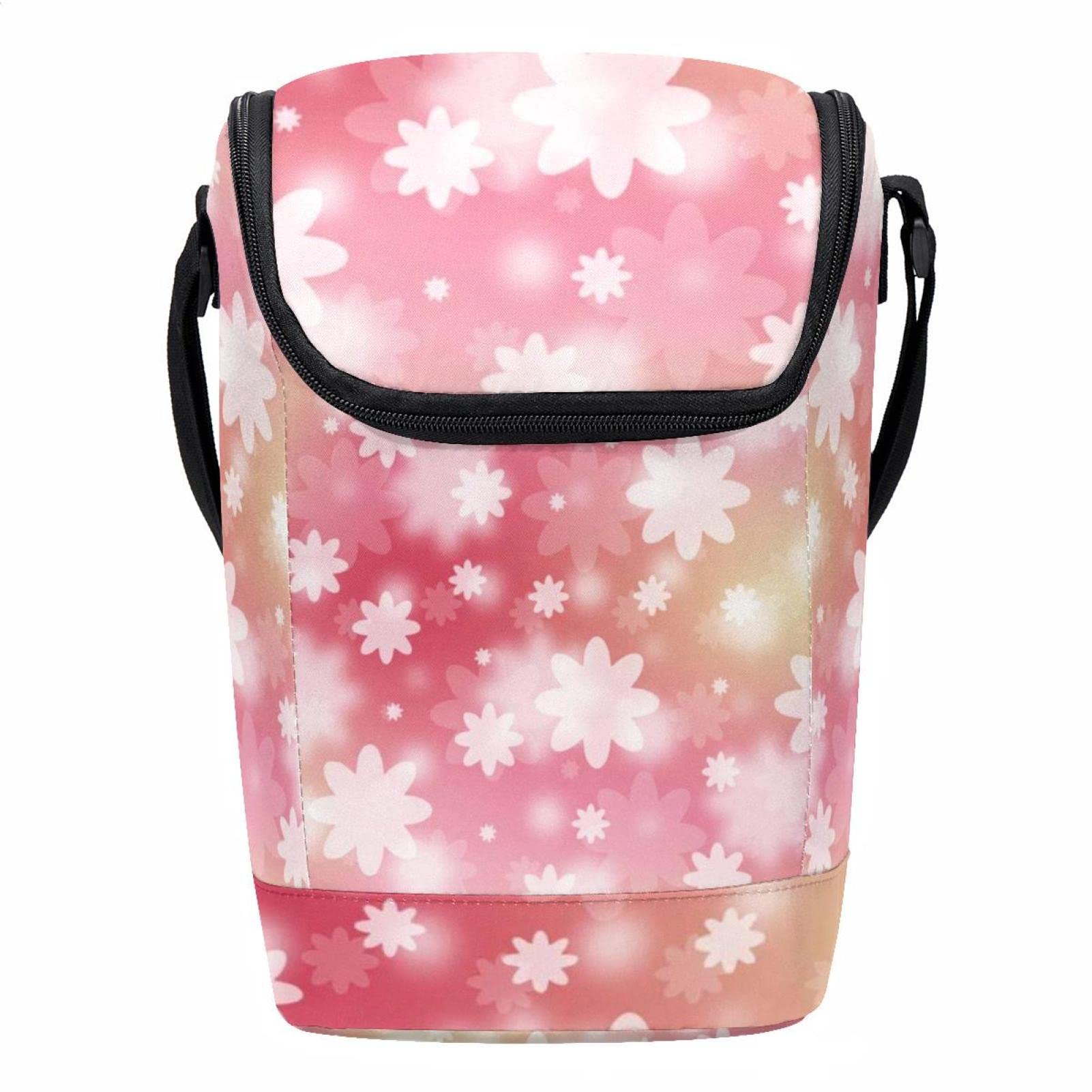 Lonchera para el almuerzo en la oficina bolsa porta alimentos con diseño floral