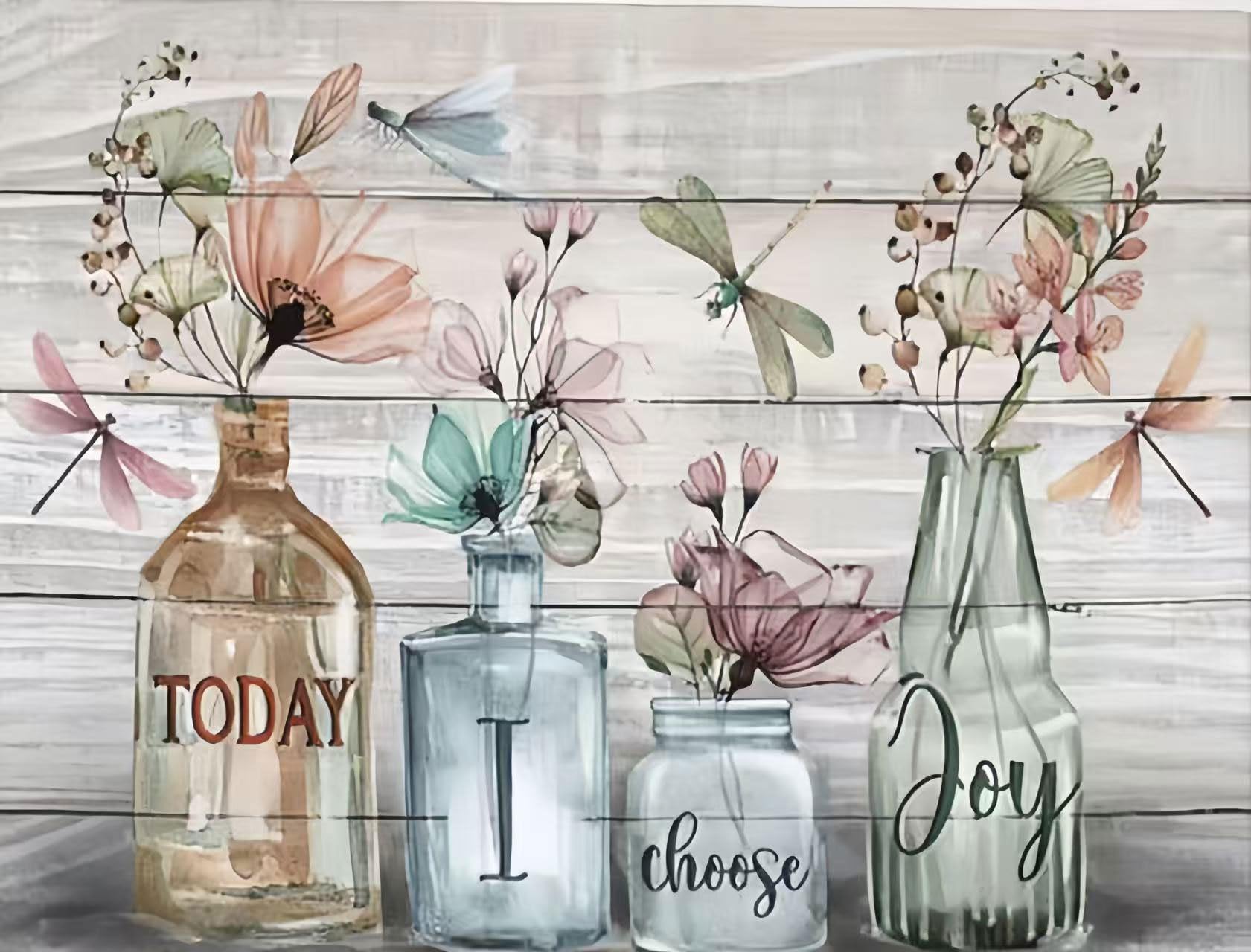 Beginner Cross Stitch Kits - DIY Flower Designs -24