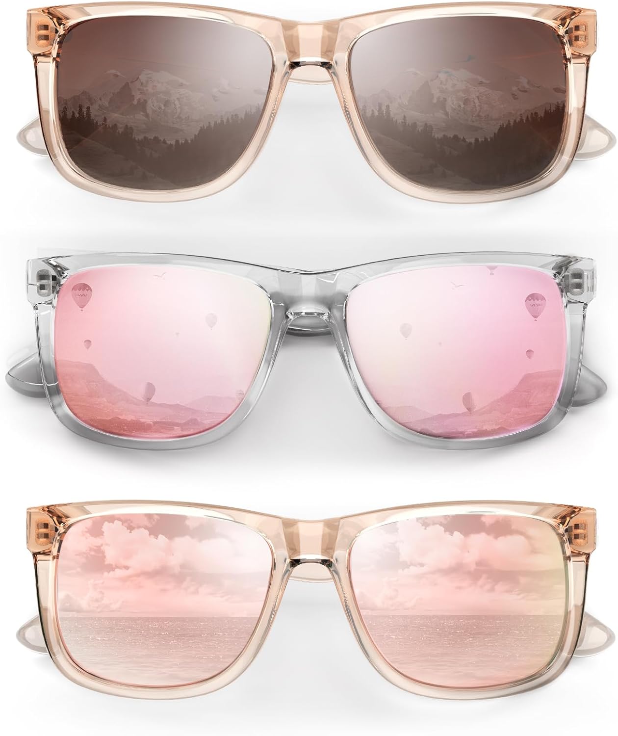 Polarized Sunglasses for Women Trendy Classic Retro Designer Sunglasses Men Vintage Fashion UV400 Protection