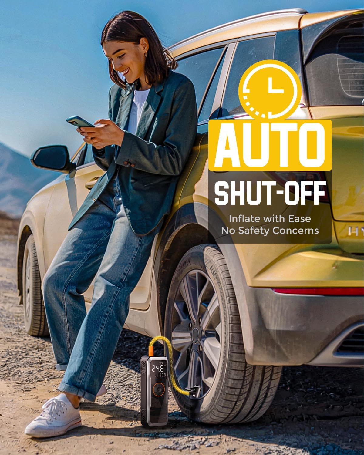 Tire Inflator Portable Air Compressor